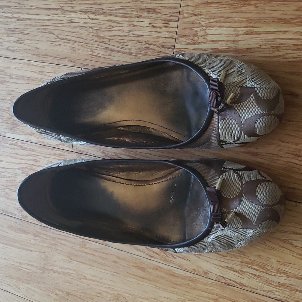 Coach Thora Patchwork Size 8 Flats